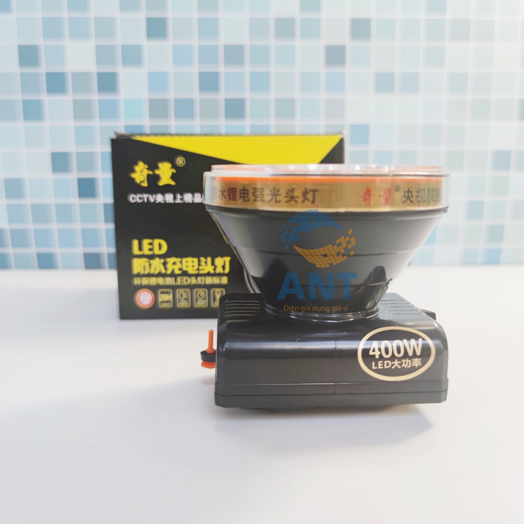 ĐÈN ĐỘI ĐẦU SIÊU SÁNG CHỐNG 3 CHẾ ĐỘ  400W - H4