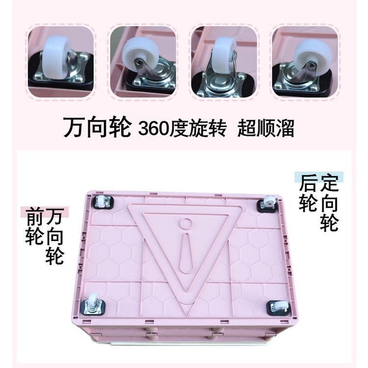 Thùng đựng đồ có bánh xe kéo túi chống thấm và có thể gấp lại