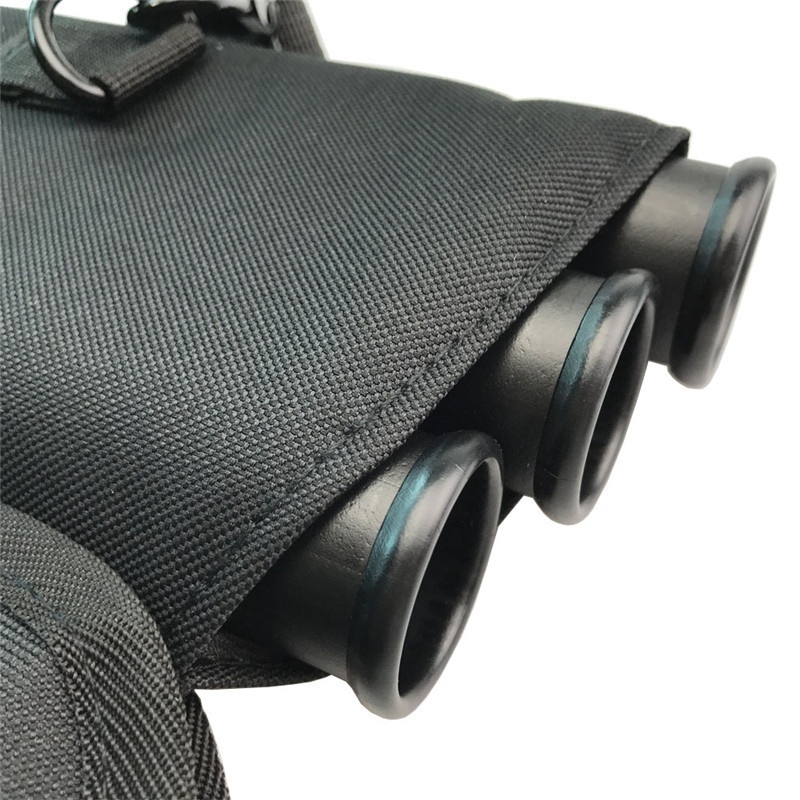 Túi Đeo Hông Đựng Mũi Tên 3 Ống Màu Đen