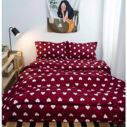 Bộ ga gối kích thước 1m4,1m5 bo chun bọc đệm,vải cotton poly hàn[mẫu khủng long kute] | BigBuy360 - bigbuy360.vn