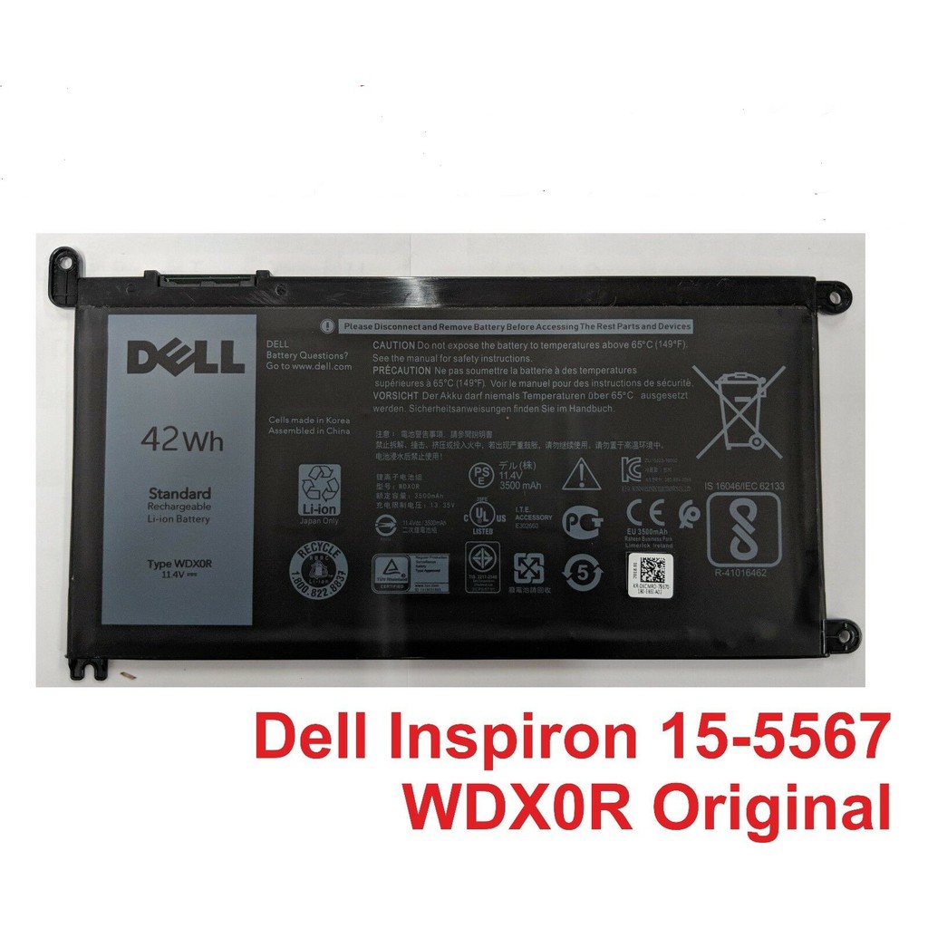 ⚡️Pin Laptop Dell WDX0R zin