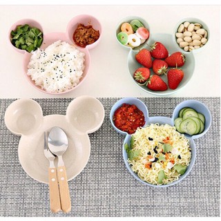 Bát lúa mạch hình chuột Mickey cho bé ăn dặm