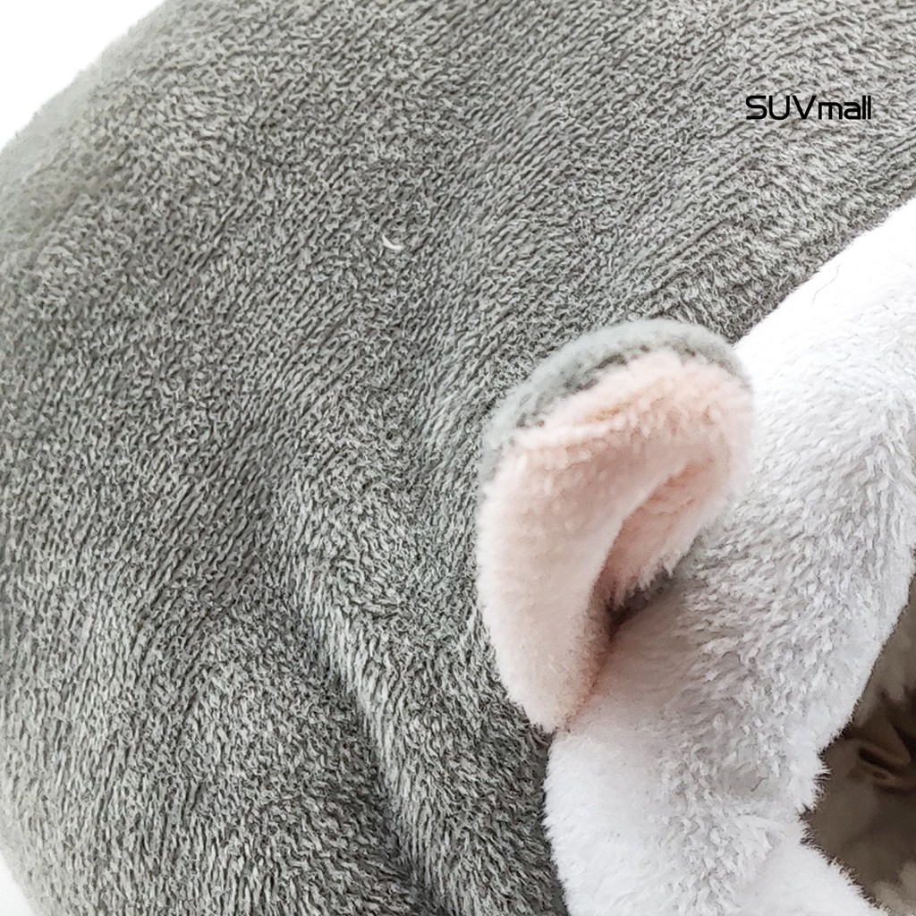 Tổ thú cưng bằng vải cotton ấm áp trong mùa đông hình ngôi nhà dễ thương cho thú cưng chuột hamster/chuột lang cỡ nhỏ