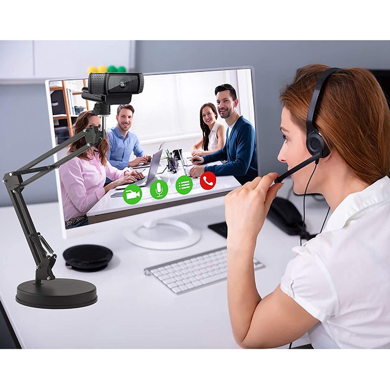 Giá đứng 22 inch kẹp webcam có đế thích hợp cho Logitech Webcam C922