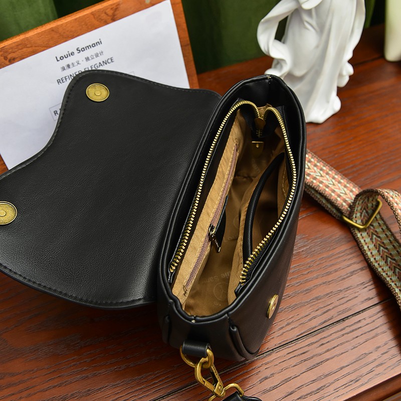 Túi Đeo Chéo Kiểu Yên Ngựa Đơn Giản Thời Trang Cho Nữ