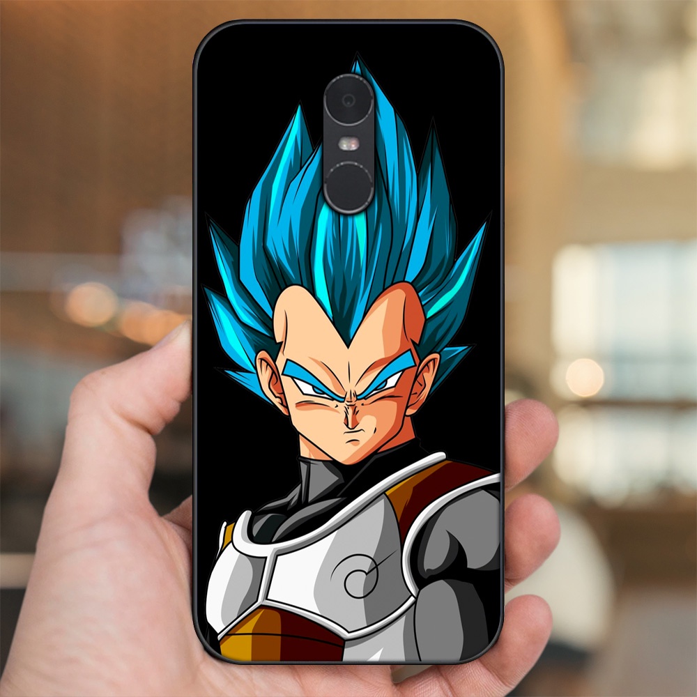 Ốp lưng Xiaomi Redmi Note 4, Note 4x viền đen in hình Vegeta Dragon Ball