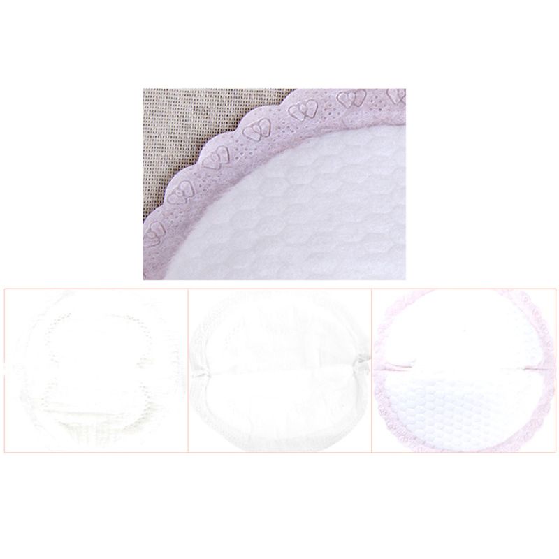Set 100 Miếng Lót Ngực Dùng Một Lần Siêu Nhẹ Thoáng Khí Cho Mẹ Bầu