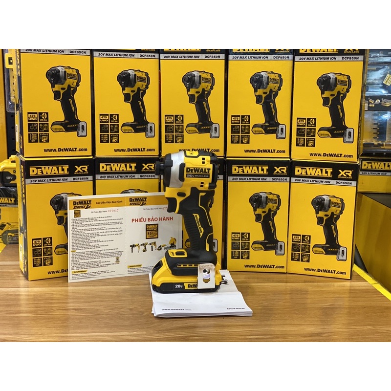 Máy bắt vít Dewalt Dcf850 bản chính hãng bảo hành 3 năm ( Thân máy )