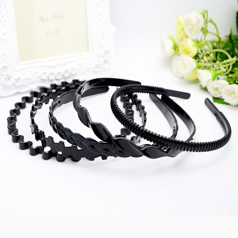 Băng đô cài tóc thể thao chống trượt có khóa cài phía sau cho nam và nữ