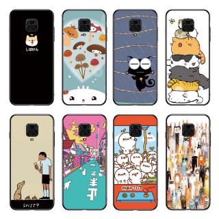 Ốp điện thoại TPU hình con mèo cho Xiaomi Redmi Note 9S / Note 9 Pro Max / Note 8 Pro