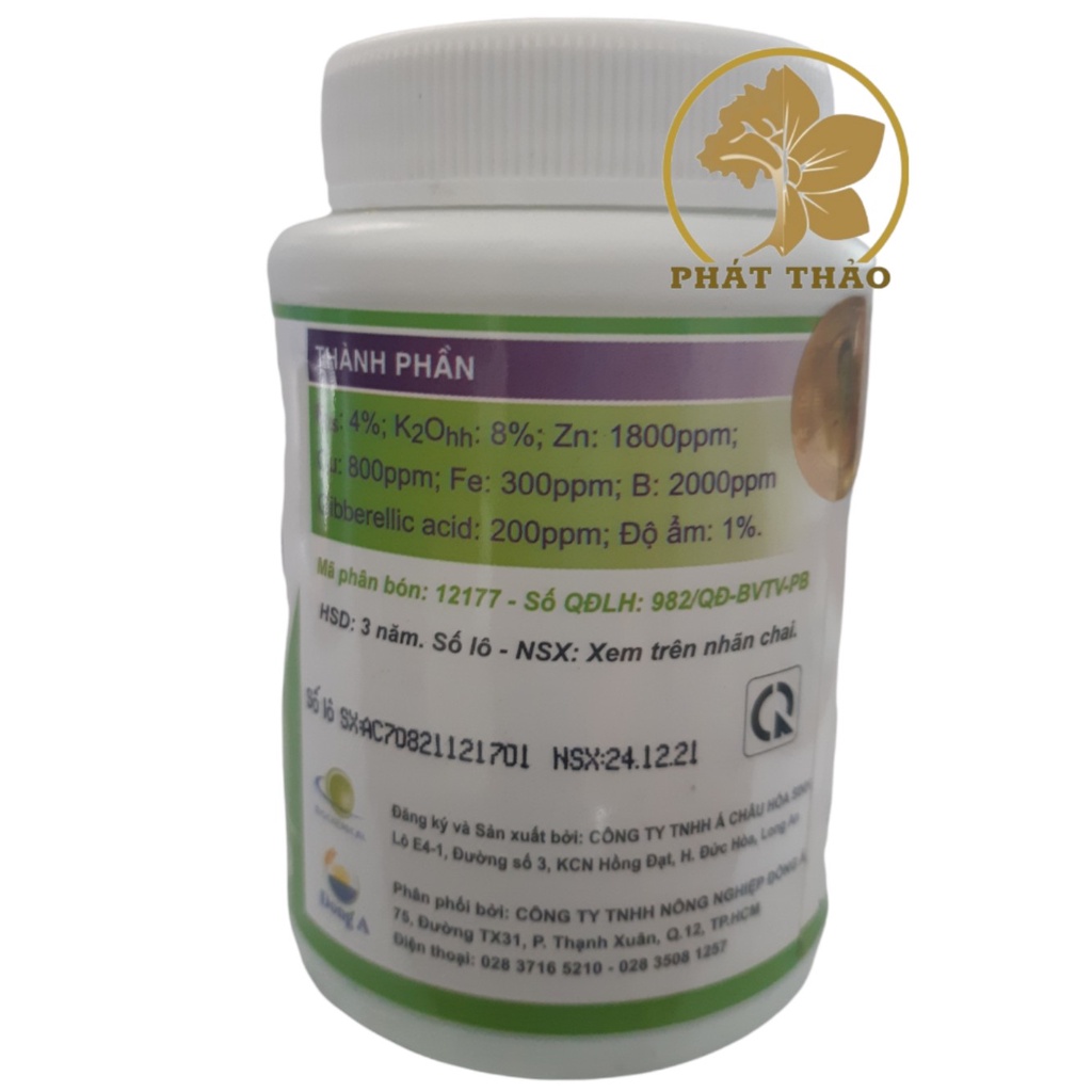 Phân bón HC 101 100gam kéo dài lá, chuỗi hoa dành cho hoa lan cây cảnh