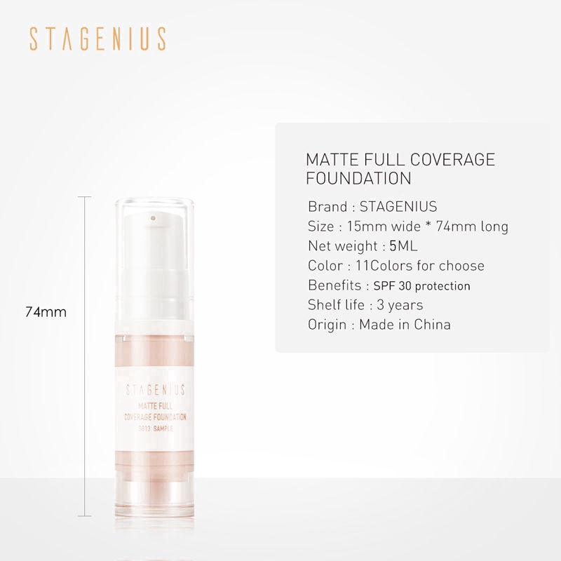 [Hàng mới về] Kem nền Stagenius SPF30 7ml che phủ toàn diện với hiệu ứng lì tinh tế che khuyết điểm hiệu quả | BigBuy360 - bigbuy360.vn