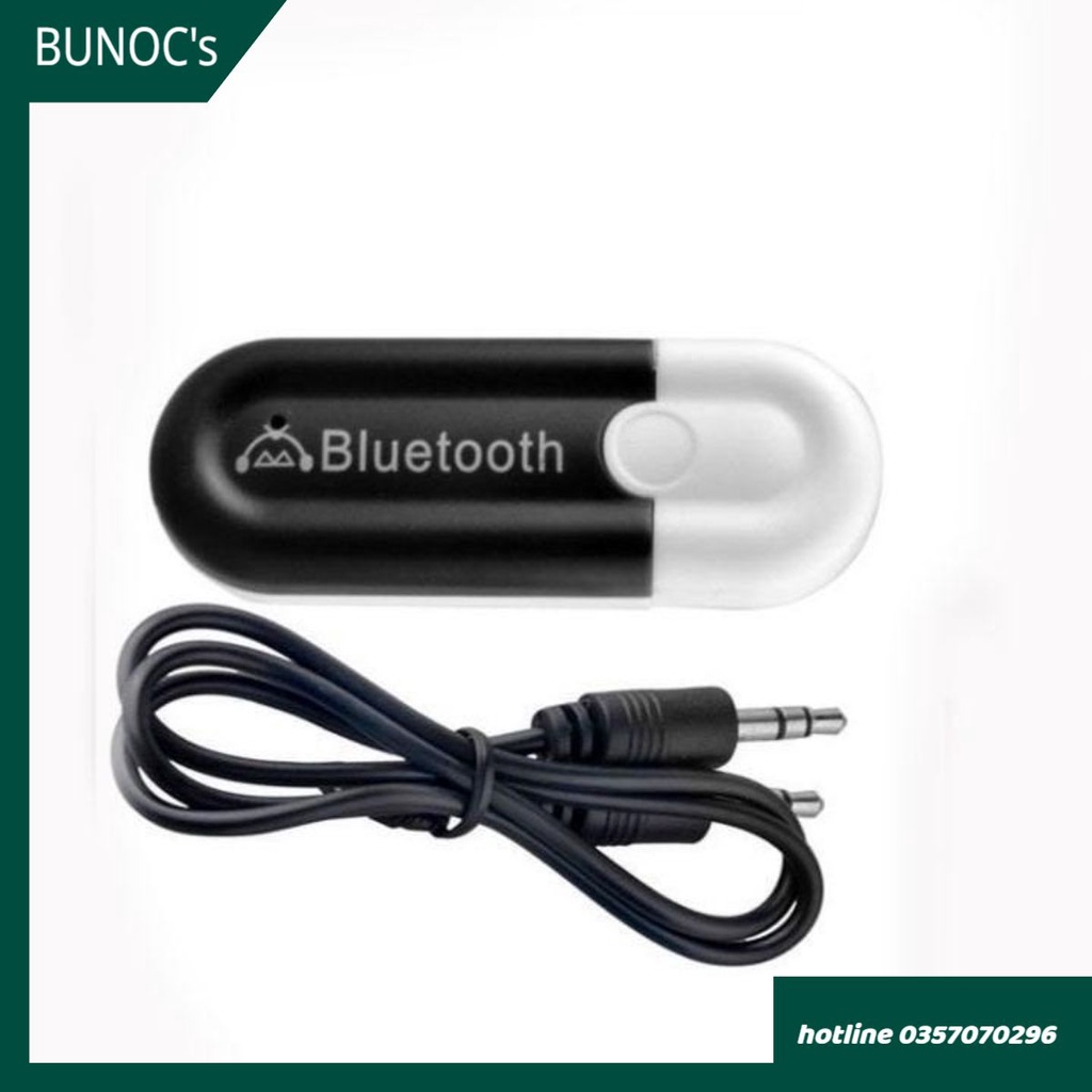 USB Bluetooth 2.0 HJX-001 Dongle 5.0 giúp Laptop PC thu phát sóng Bluetooth BUNOC's