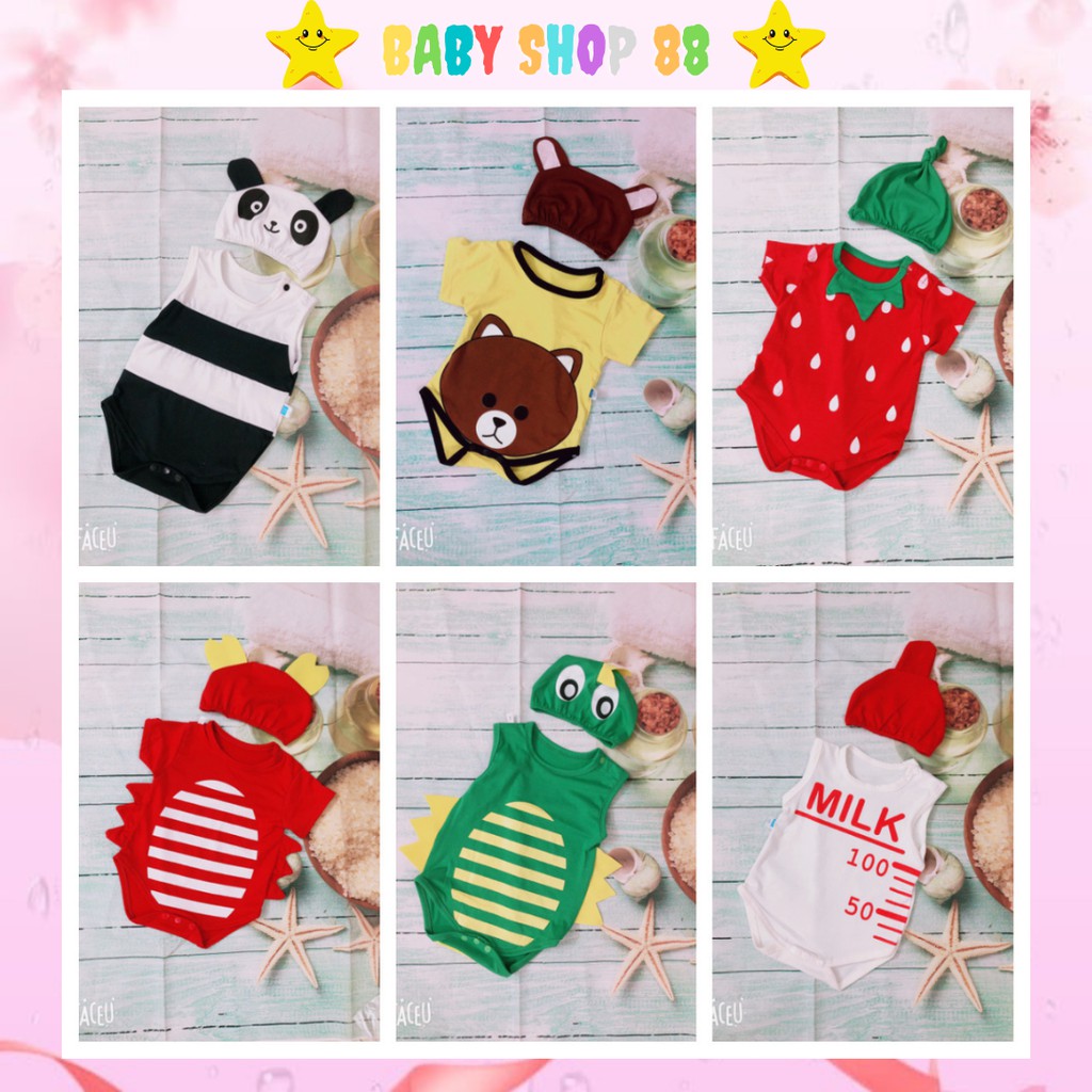 [Mã 11FASHIONSALE1 giảm 10k đơn 50k] BODY CHIP NGỘ NGHĨNH CHO BÉ TRAI VÀ BÉ GÁI