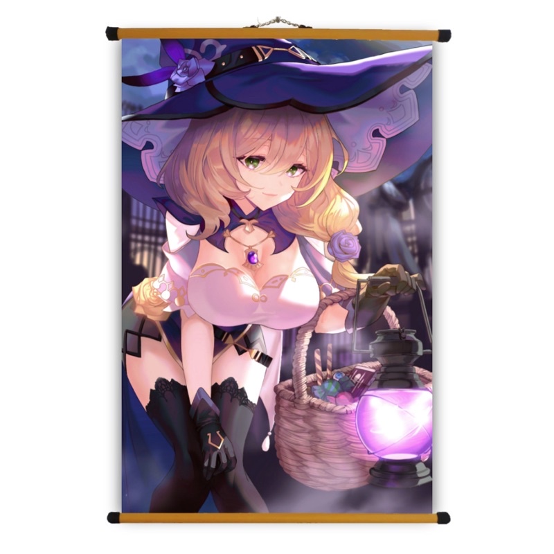 Poster Vải Lisa Genshin Impact