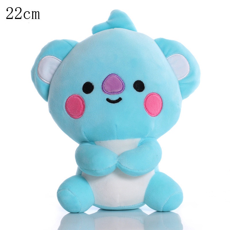 Búp Bê Hoạt Hình bt21 koya Xoài rj shooky tata van bts 18-24cm