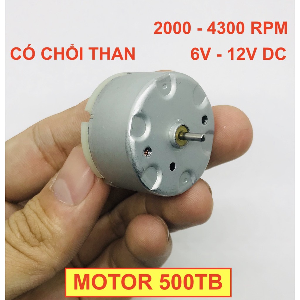 Động cơ motor mô tơ mini VRF-528CG DC 6V-12V chạy êm tốc độ 2500 - 5100 vòng trên phút - LK0100