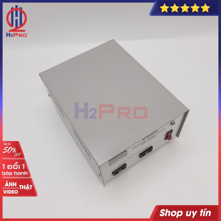 Bộ đổi nguồn 220V sang 110V-100V hoặc đổi nguồn 110V sang 220V KAWA H2Pro 3000W cao cấp, chất lượng cao-an toàn