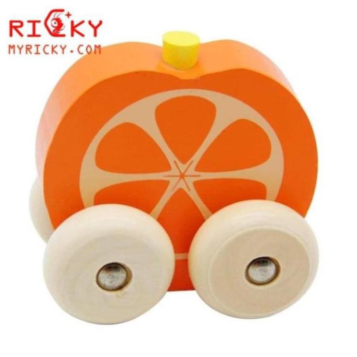 Đồ chơi xe trái cây bằng gỗ cho bé yêu