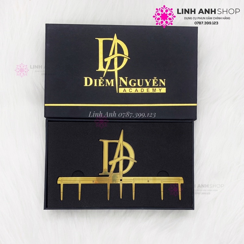 Thước DIỄM NGUYỄN Đo Vẽ Chân Mày Nhanh Chính Xác Phun Xăm