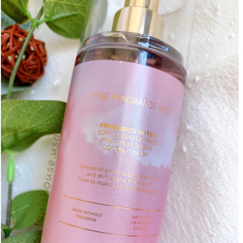 Full size 236ml Body mist / Tắm / Lotion - Xịt thơm toàn thân Bath & Body Works Mỹ