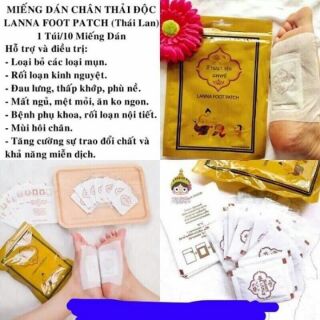 MIẾNG DÁN THẢI ĐỘC TỐ CHÂN