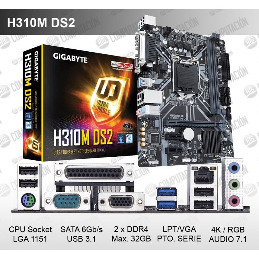 Bo mạch chủ Mainboard Main Gigabyte H310M DS2  Chính hãng (Bảo hành 36 tháng) | BigBuy360 - bigbuy360.vn