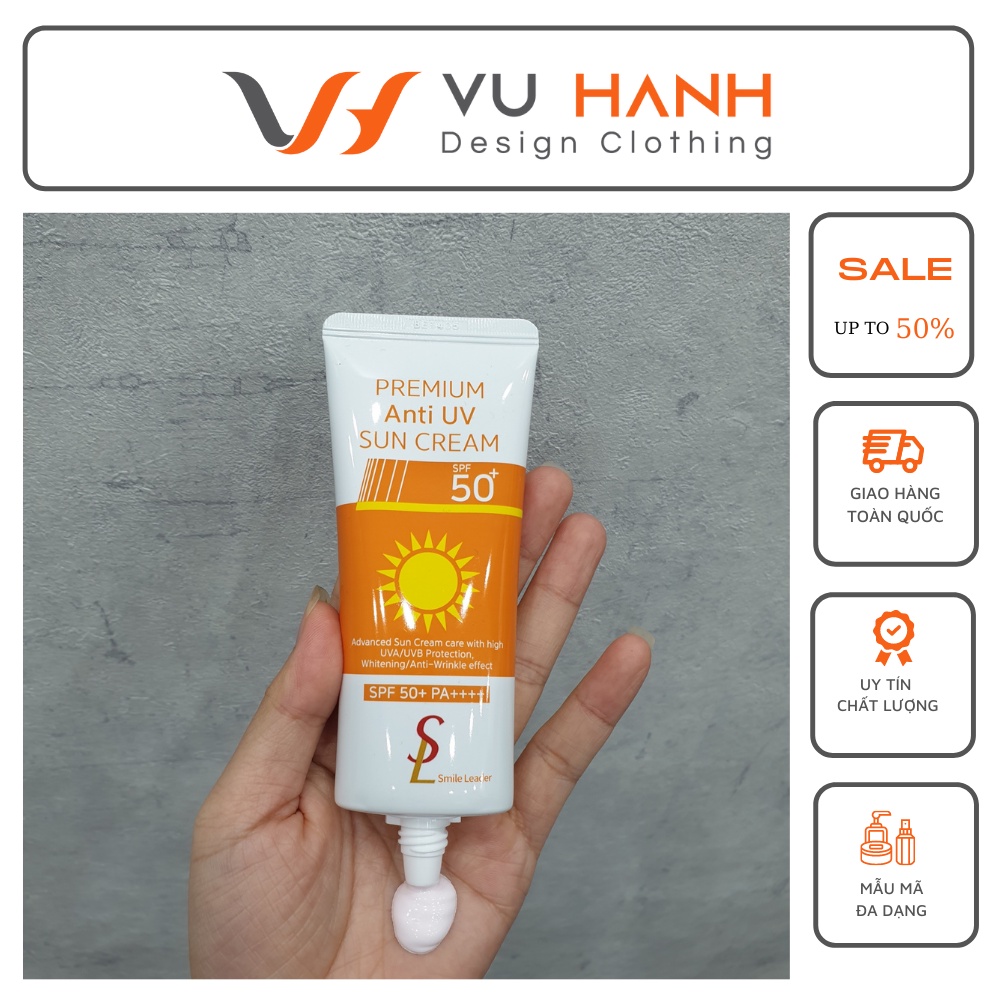Kem Chống Nắng Hoá Smile Leader Premium Anti UV Sun Cream SPF 50+ PA++++