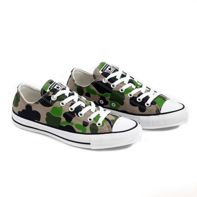 Giày sneakers Converse Chuck Taylor All Star Archival Print Camo 166715C