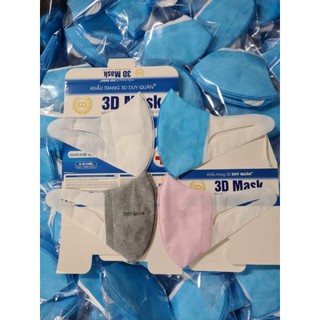(Đủ màu) Hộp 50 chiếc khẩu trang 3D Mask cho người lớn