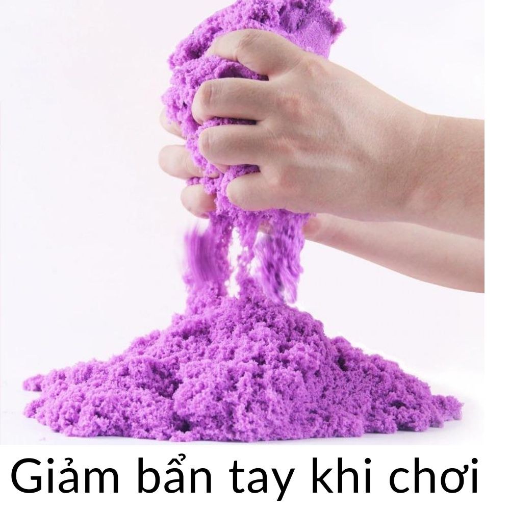 Đồ chơi cát động lực tránh dính tay và dây màu loại 1kg  mã 50014