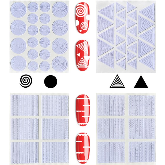 French dán móng ( set 12 tấm)