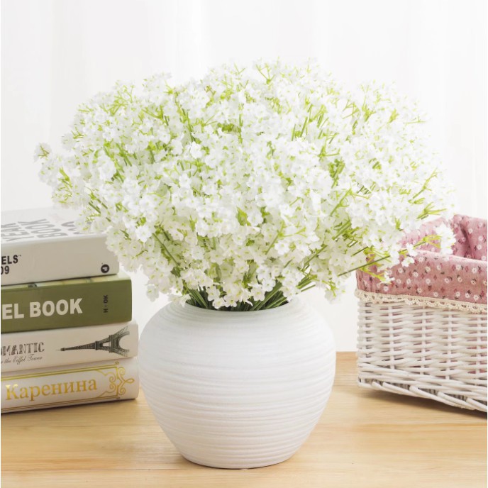 1 Bó Hoa Gypsophila Nhân Tạo Dùng Cho Trang Trí Tiệc Cưới JP5VN