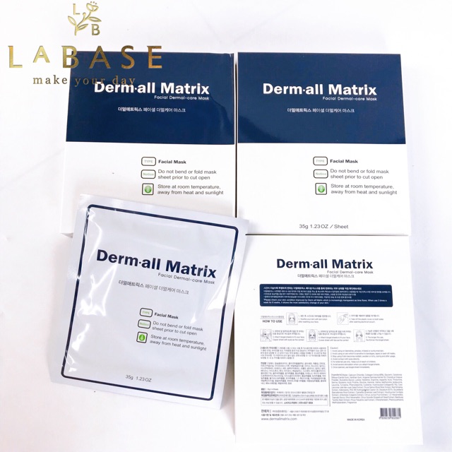 Mặt nạ Derm-All Matrix Facial Dermal-Care - Mặt nạ dưỡng trắng, nâng cơ, cấp nước tức thời