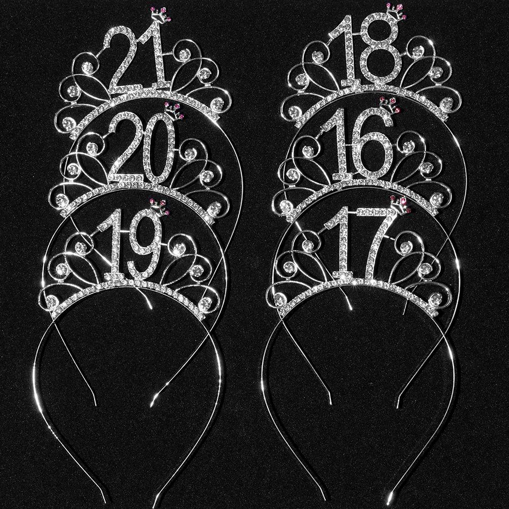 1 Băng Đô Vương Miện Sinh Nhật Đính Đá Thời Trang