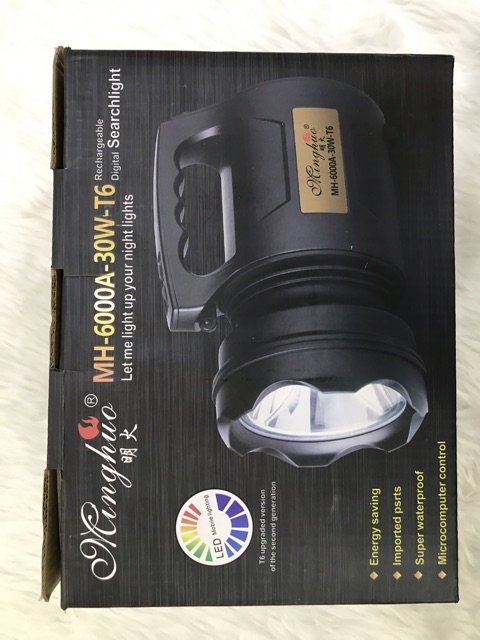 ĐÈN PIN SIÊU SÁNG TÍCH ĐIỆN HÃNG MINGHUA T6 BÓNG LED | BigBuy360 - bigbuy360.vn