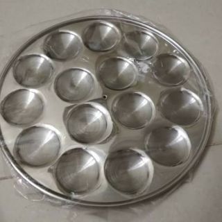 Khuôn bánh bèo nhỏ bằng inox 15 bánh