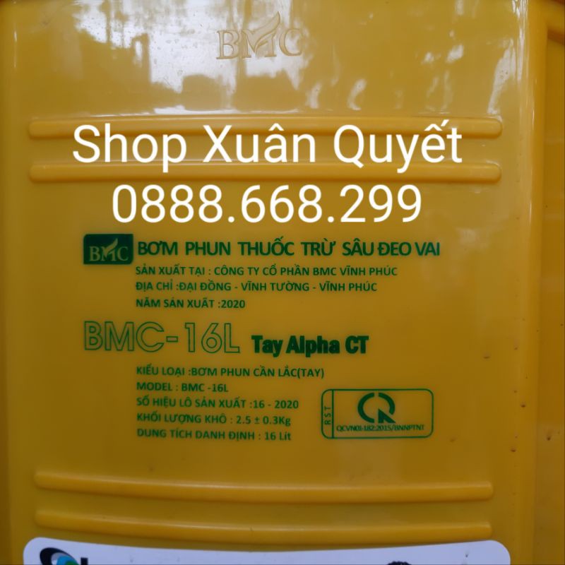 Bình phun thuốc trừ sâu - phun phòng dịch 16 lít