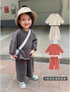 Set bộ quần lửng bé gái