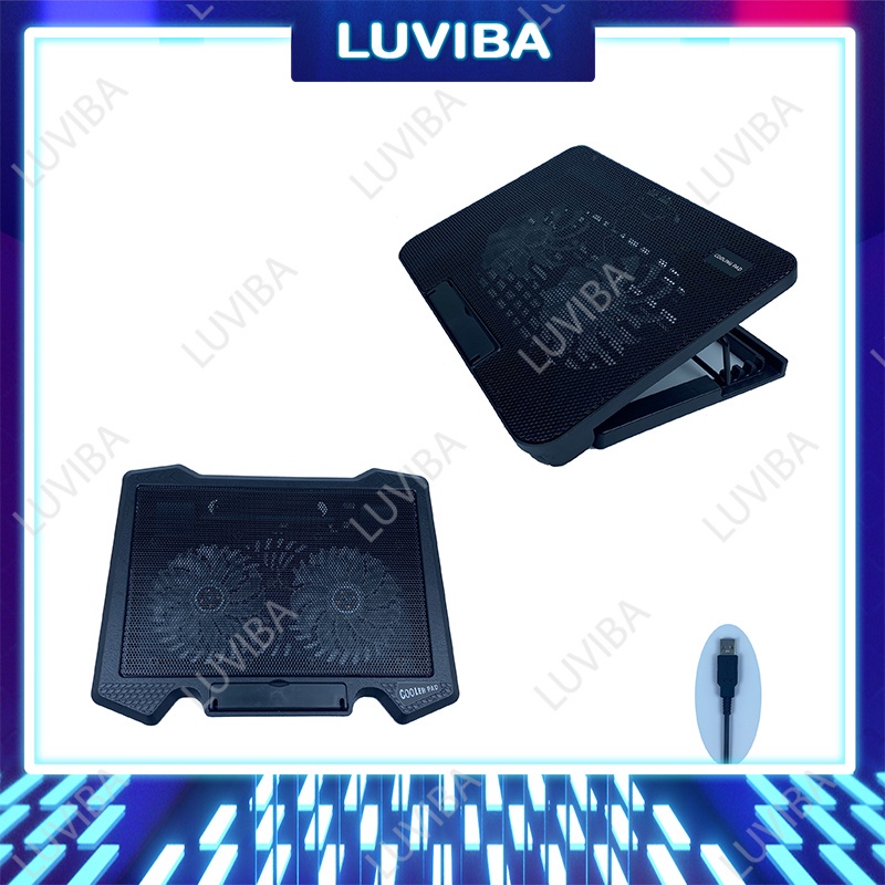 ◄Đế tản nhiệt laptop máy tính macbook COOLER MASTER N99 17 inch 2 quạt LUVIBA TN99