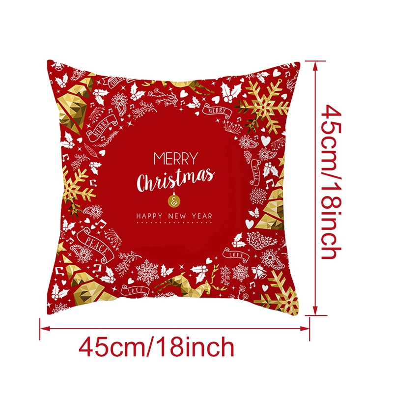 Vỏ Gối Polyester In Họa Tiết Giáng Sinh Trang Trí Nhà Cửa 2023