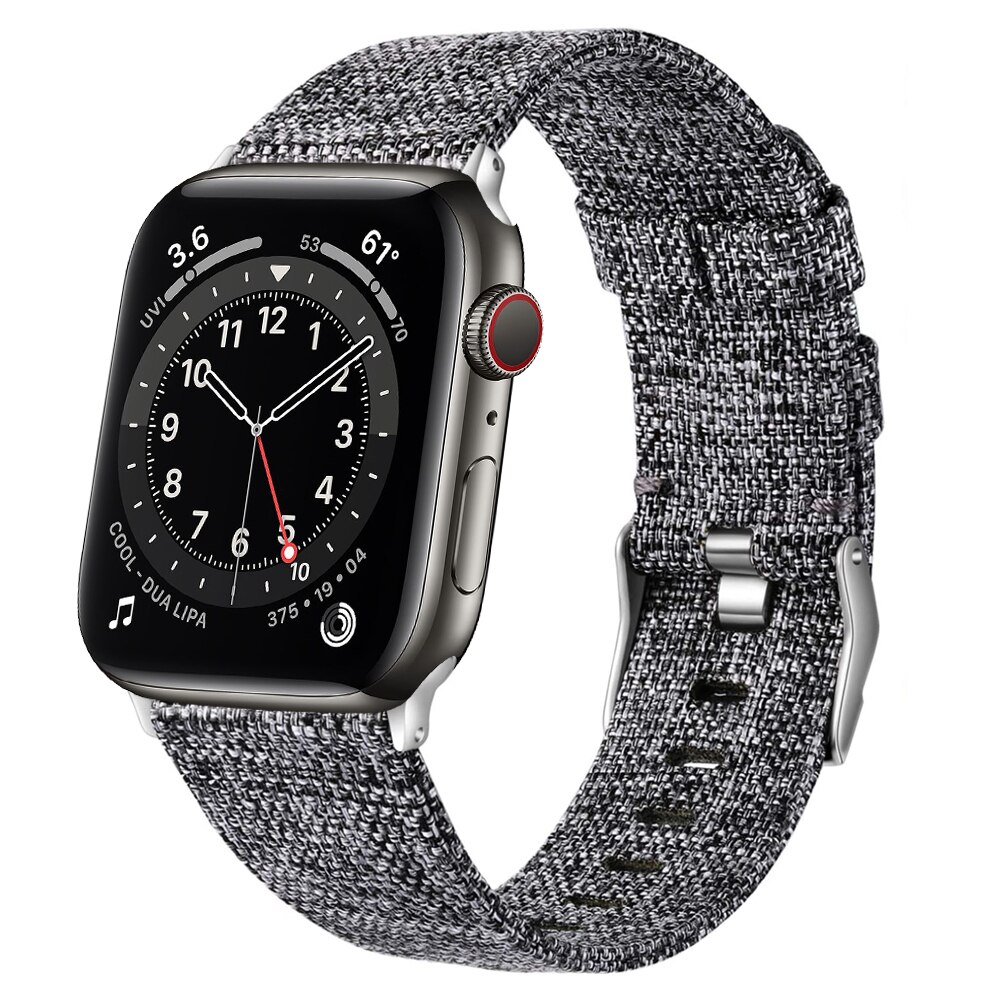 for apple watch band series 5 6 se 44mm 40mm strap for iwatch 4 3 2 42mm 38mm Soft Woven Fabric bracelet men women watchbands