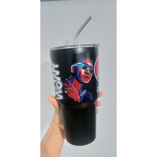 Ly giữ nhiệt Pepsi RapViệt 900ml (kèm ống hút)