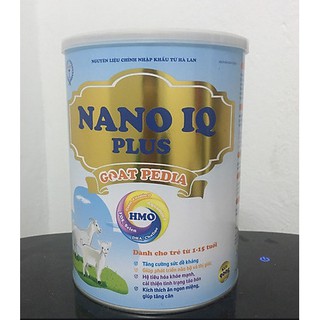 Sữa Bột Nano IQ Goat Pedia 400g- 900g Sưa Dê  Dành cho người từ 1-15 tuổi