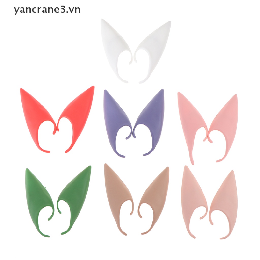 1 Cặp Tai Yêu Tinh Mềm Mại Hóa Trang Halloween {yancrane3.vn