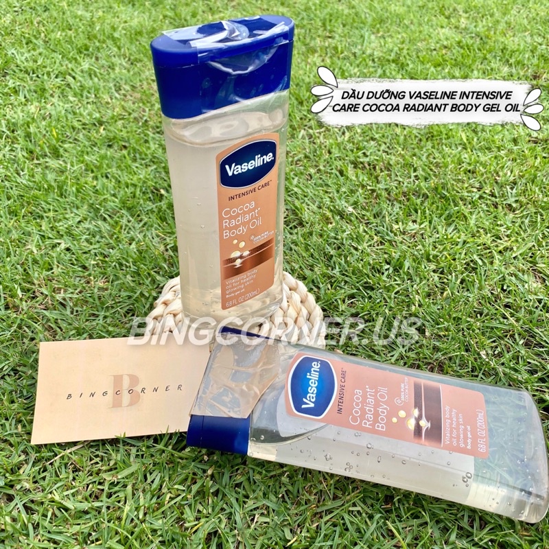 Dầu dưỡng thể Vaseline Cocoa Radian Body Gel Oil | BigBuy360 - bigbuy360.vn