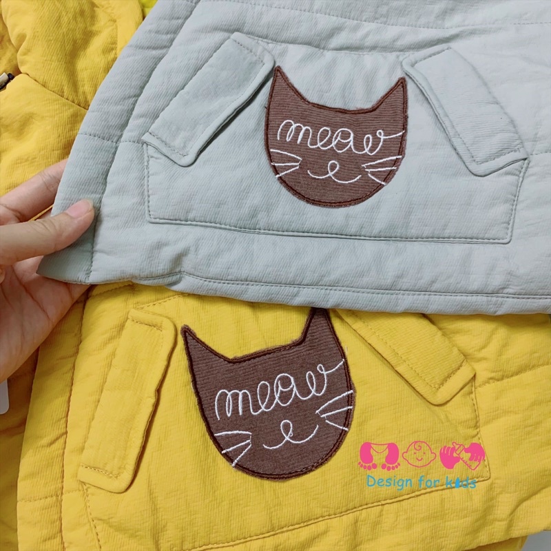 Áo phao hàng xuất BORN TO CARE xinh yêu cho bé