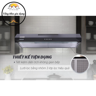 [Miễn phí vận chuyển] Máy hút mùi Sunhouse SHB6118B
