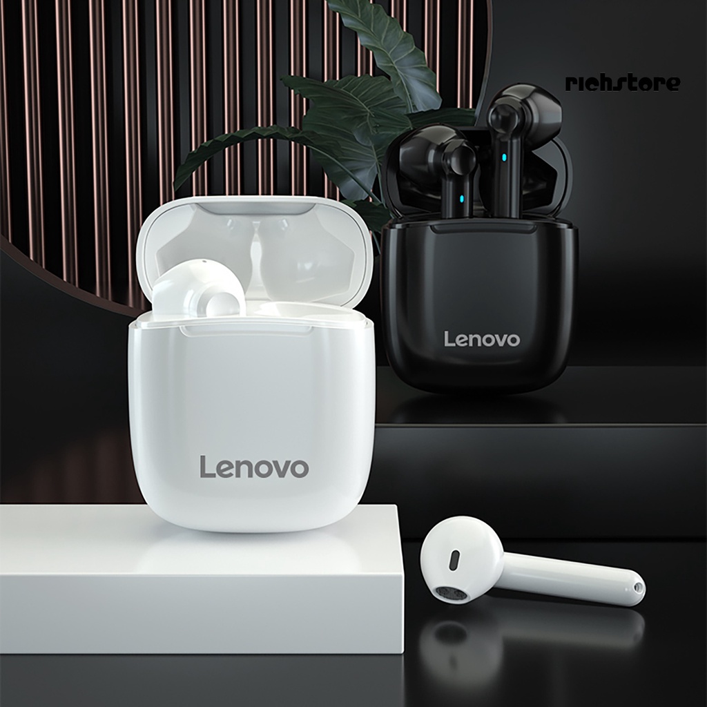 Set 2 Tai Nghe Nhét Tai Không Dây Chống Nước Âm Thanh Hifi Tws Có Mic Cho Lenovo Xt89