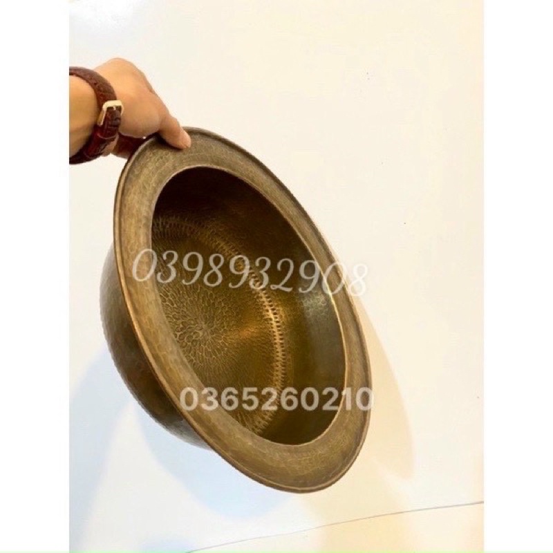 CHẬU ĐỒNG NGUYÊN CHẤT 100%. SIÊU SIÊU KỸ